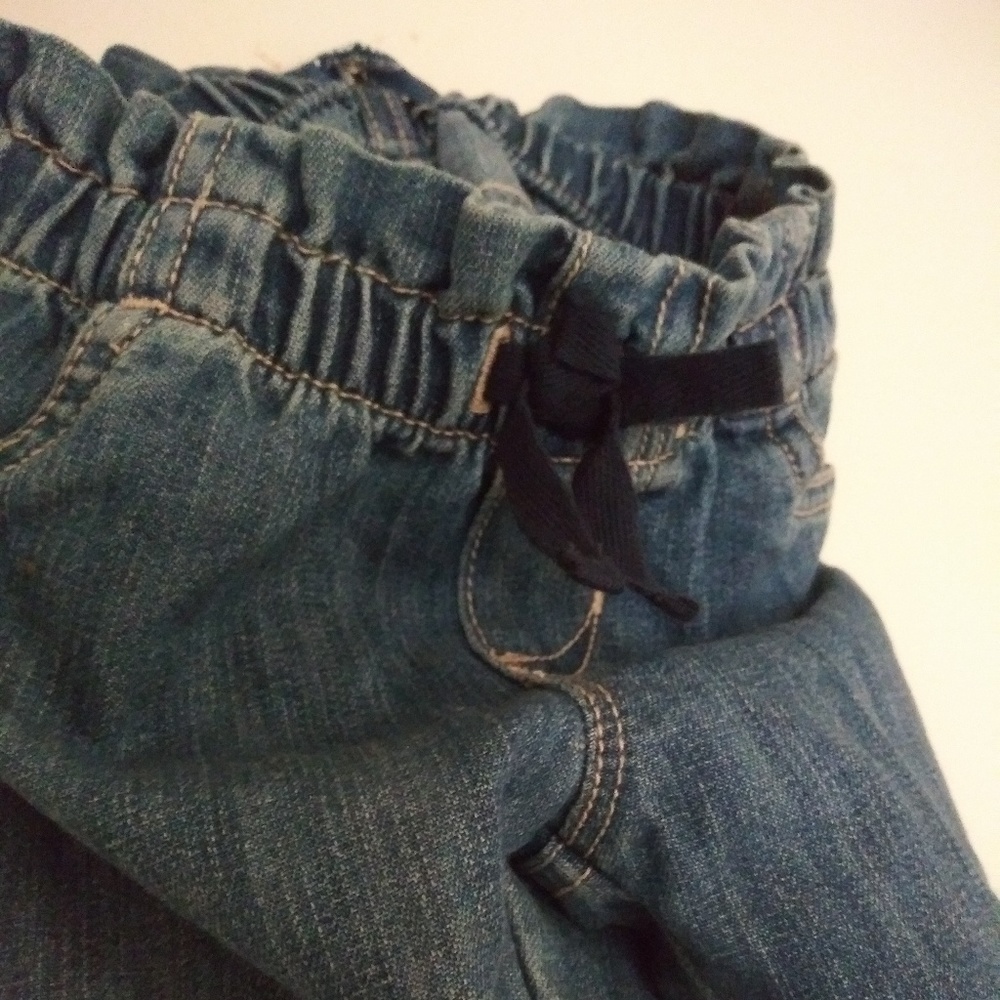 Toddler dark blue wash denim jeans